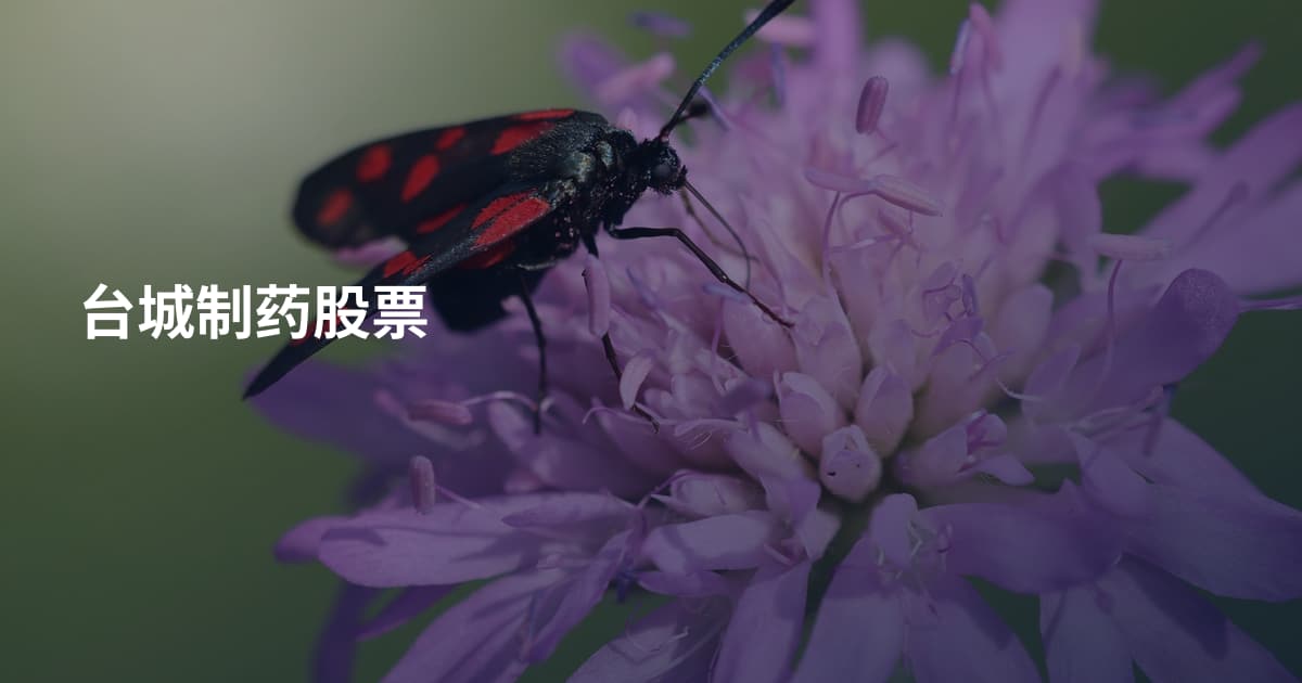 台城制药股票