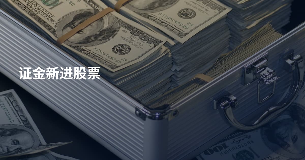 证金新进股票