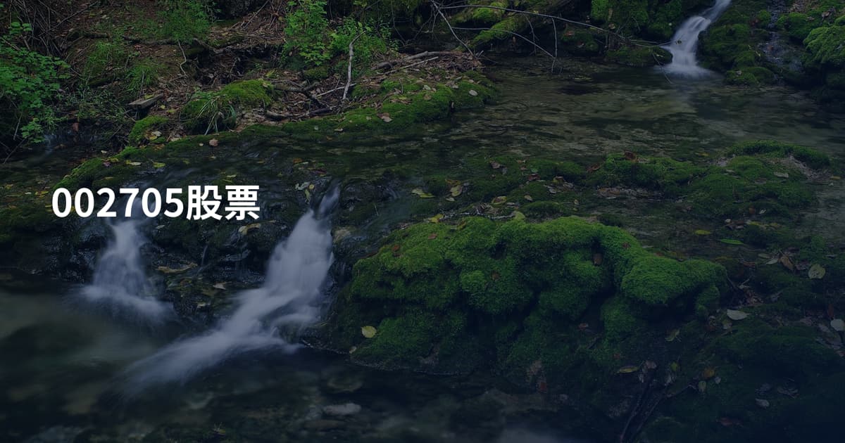 002705股票