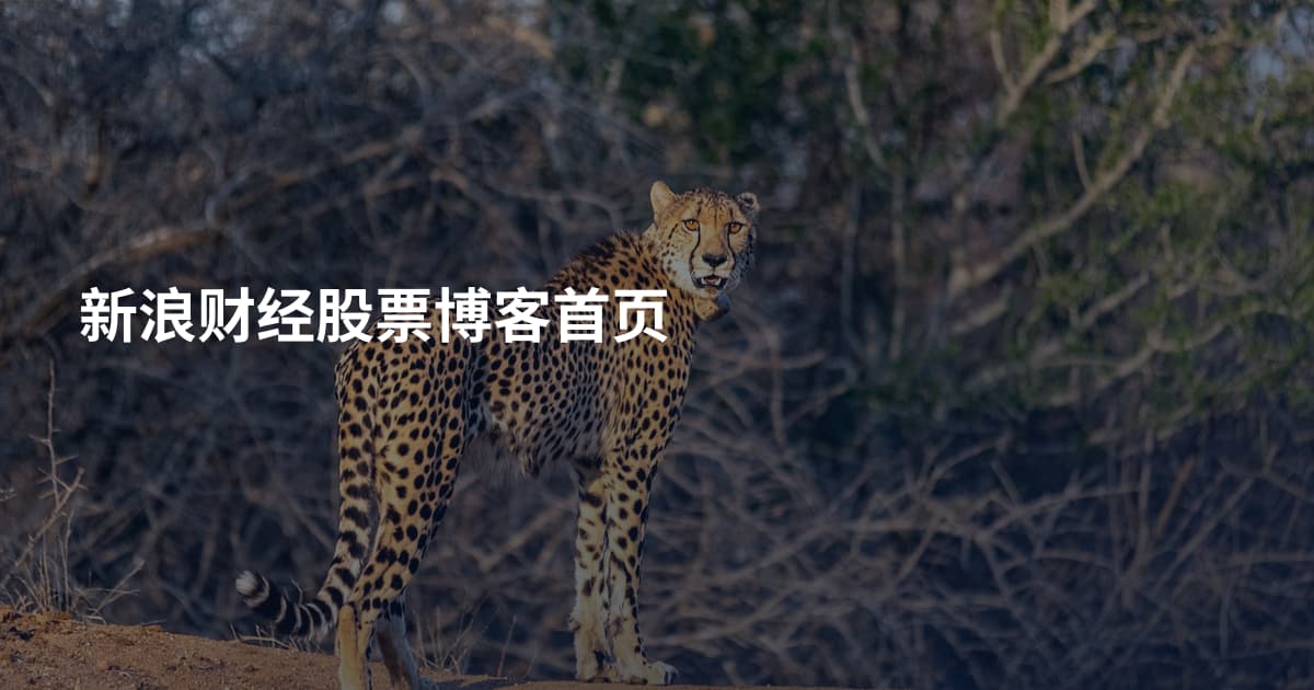 新浪财经股票博客首页