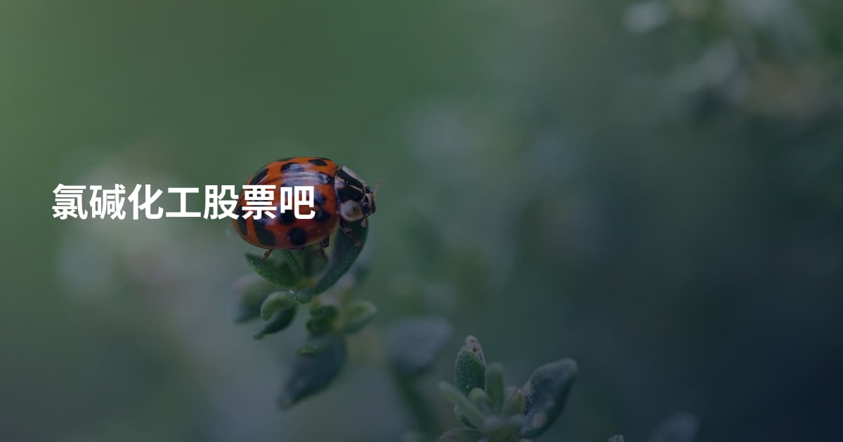 氯碱化工股票吧