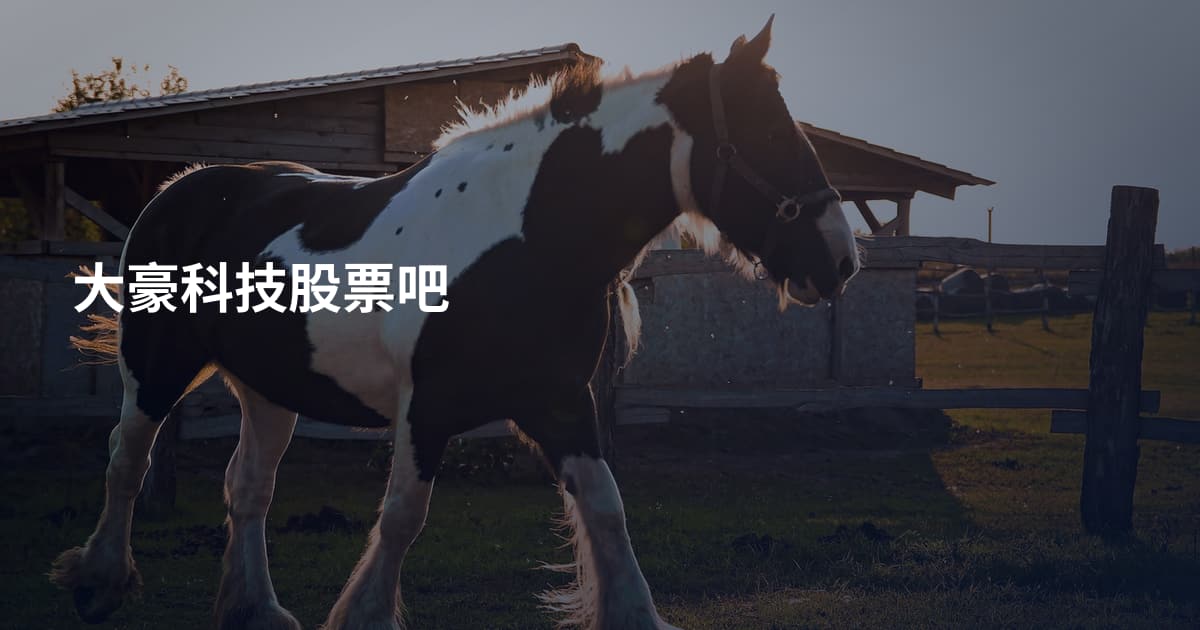 大豪科技股票吧