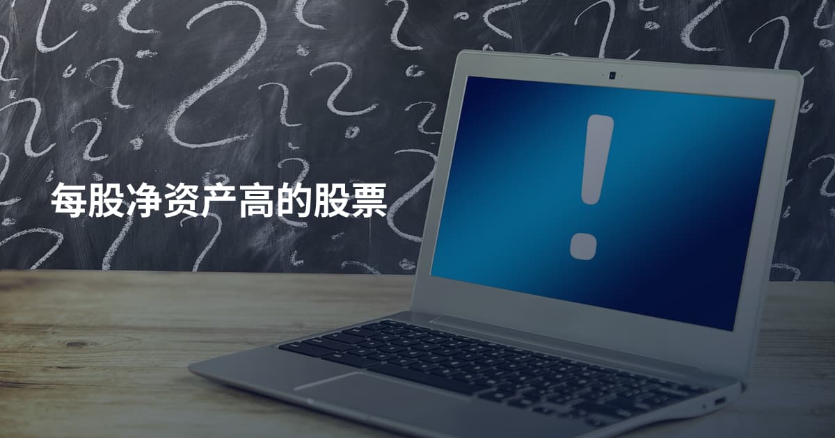 每股净资产高的股票