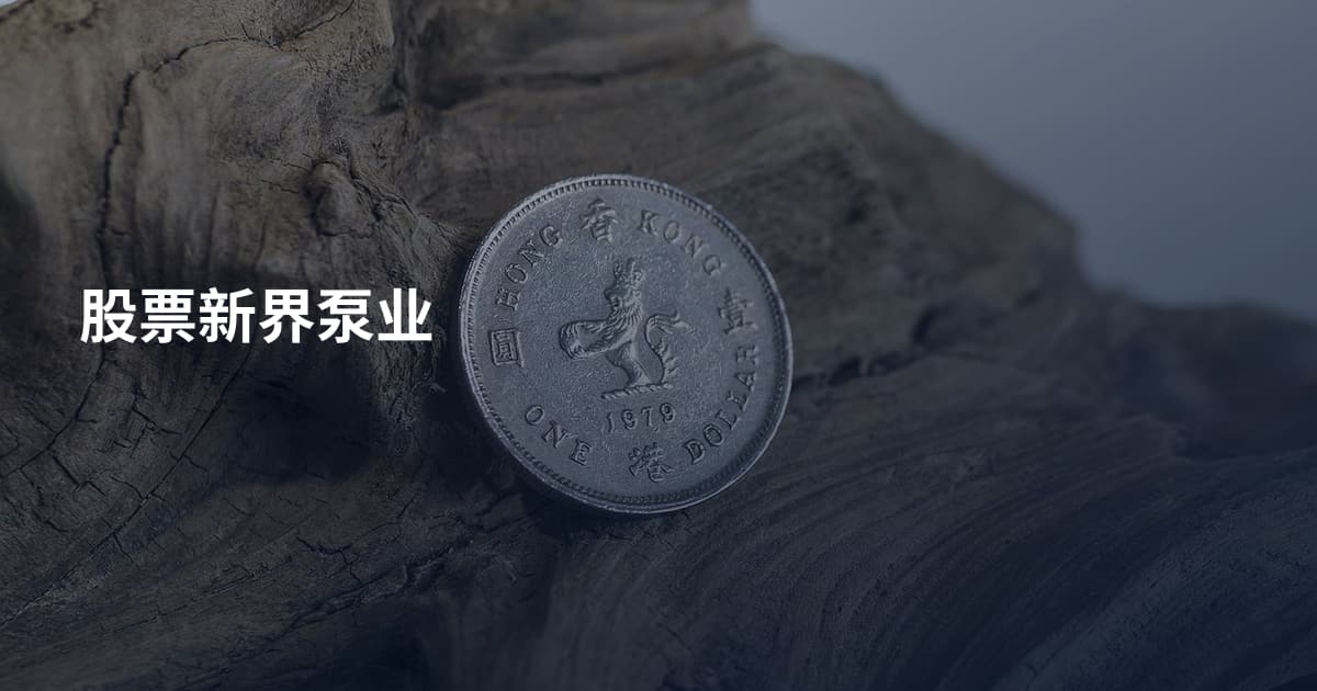 股票新界泵业