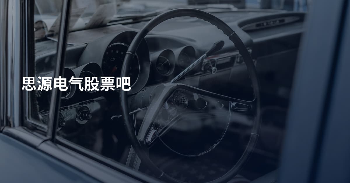 思源电气股票吧