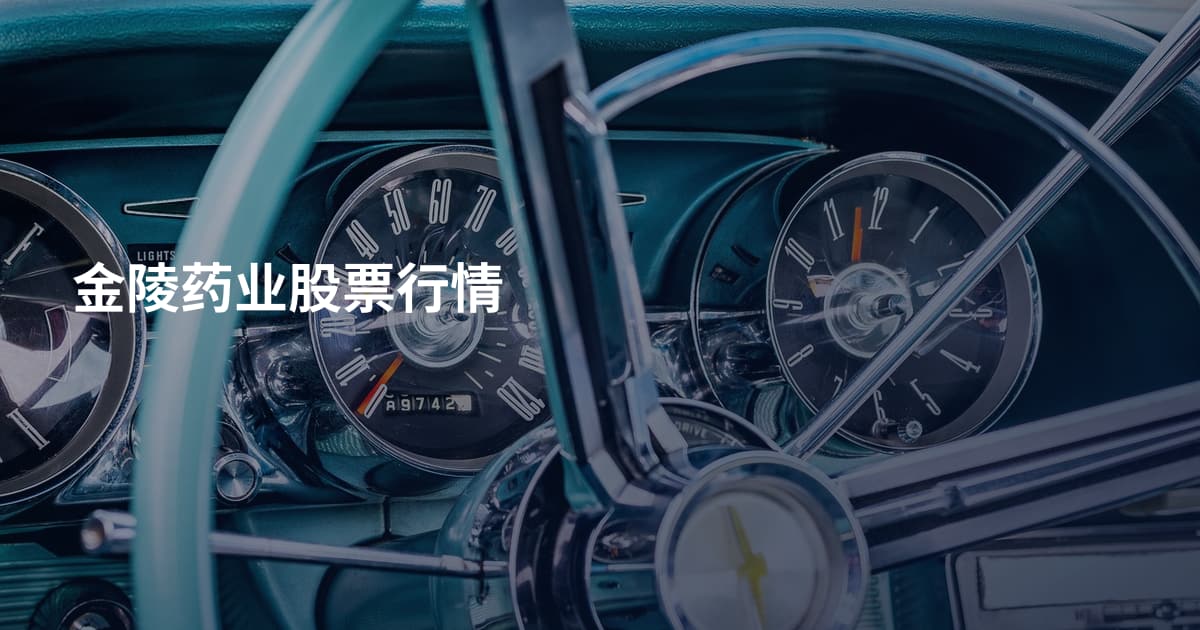 金陵药业股票行情