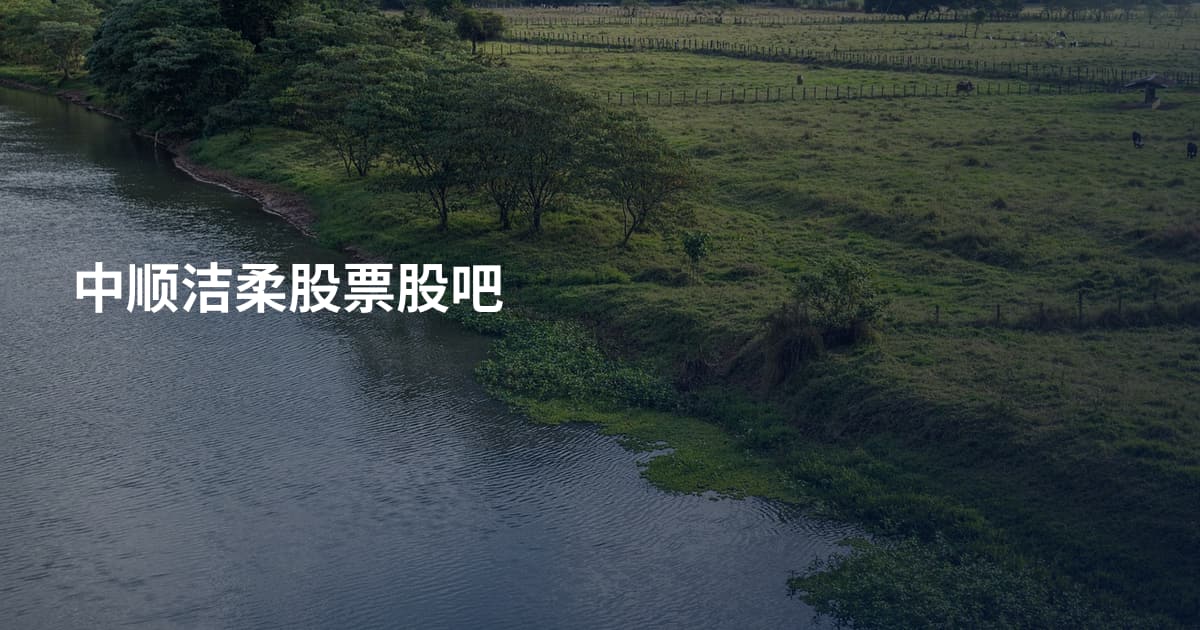 中顺洁柔股票股吧