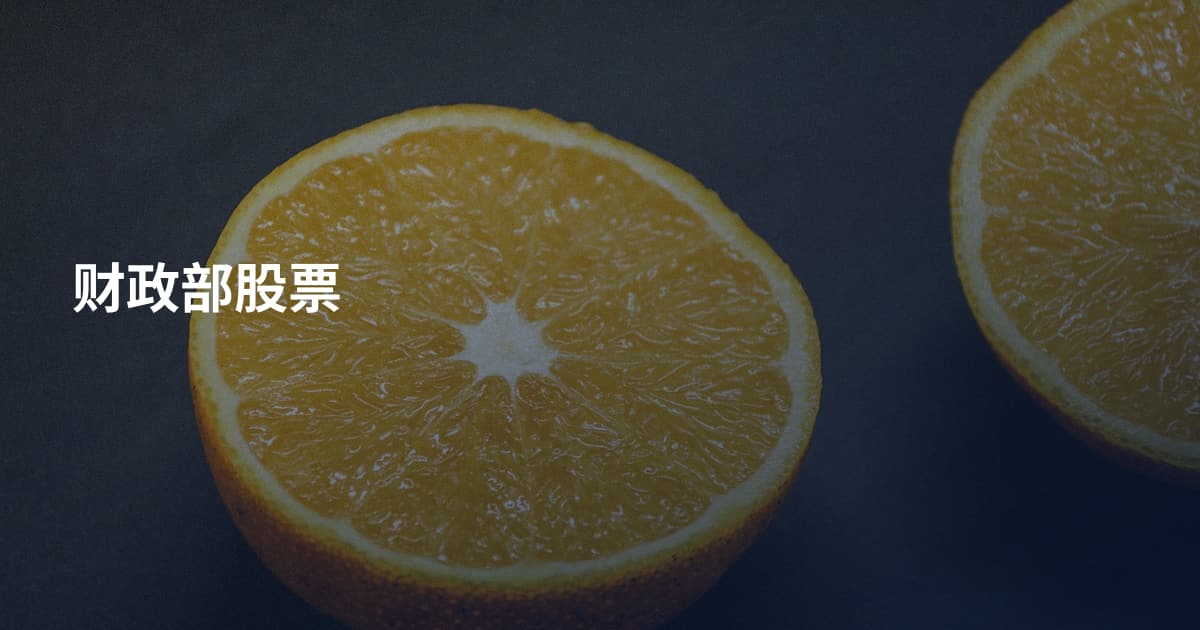 财政部股票