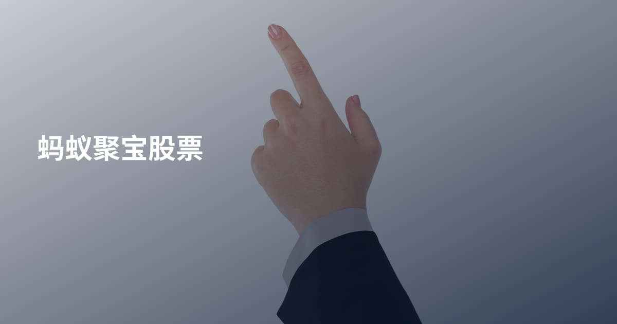 蚂蚁聚宝股票