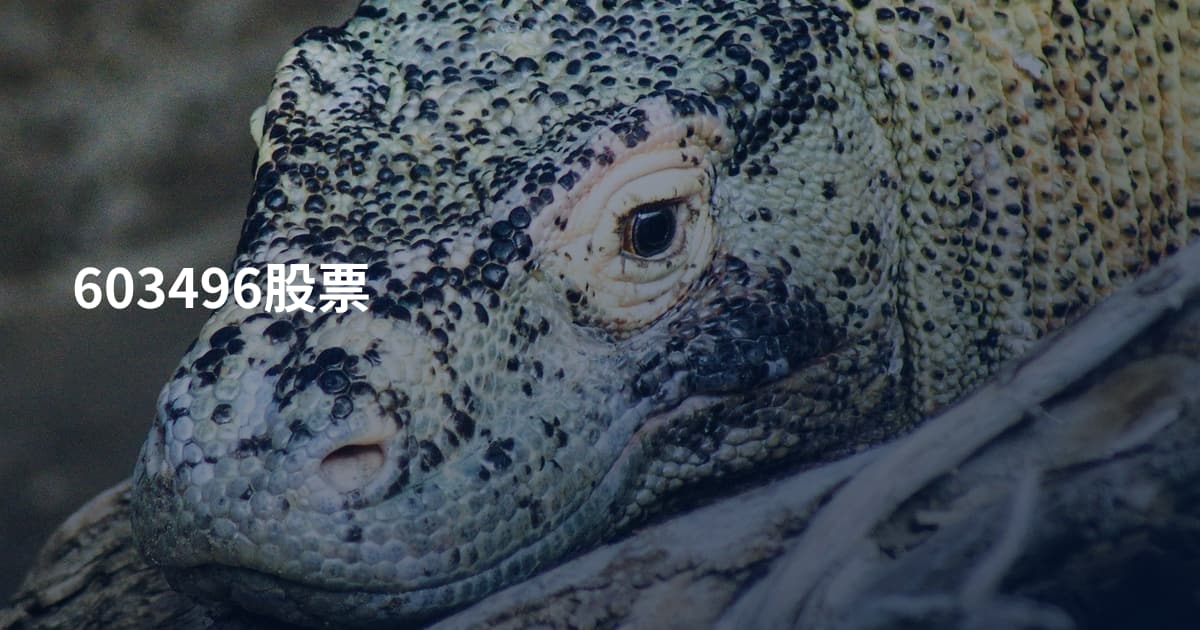 603496股票