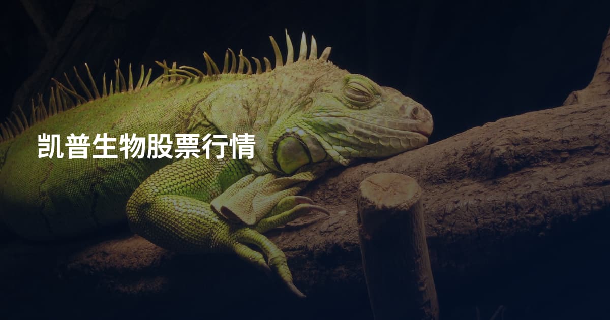 凯普生物股票行情