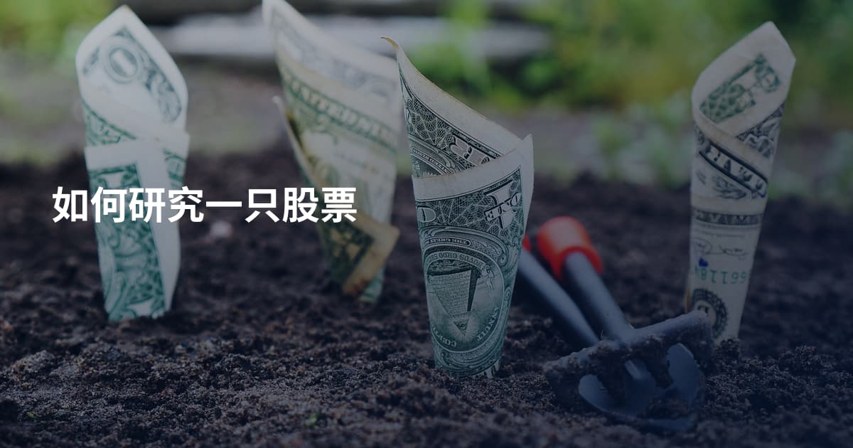 如何研究一只股票