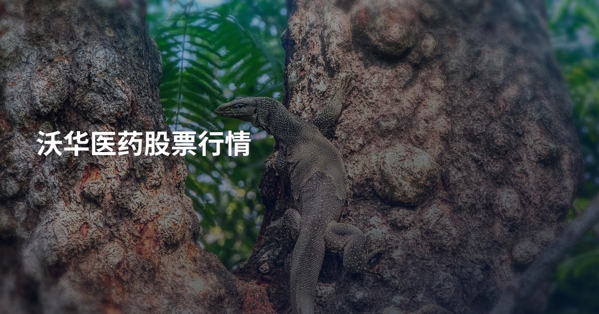 沃华医药股票行情