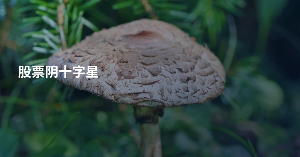 股票阴十字星