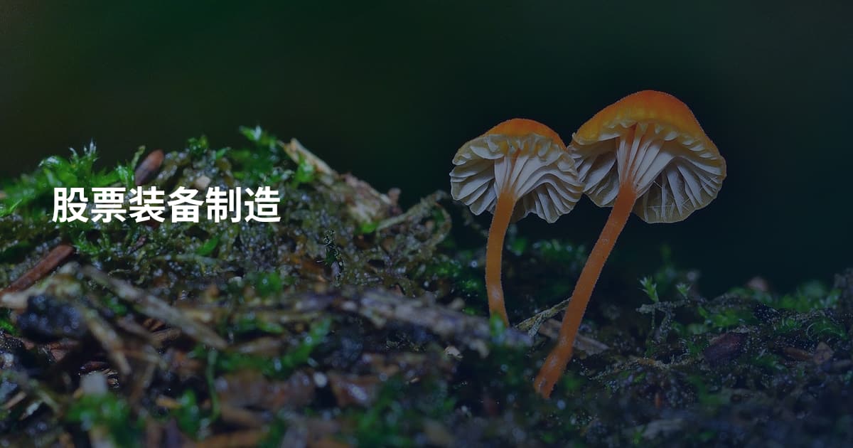 股票装备制造