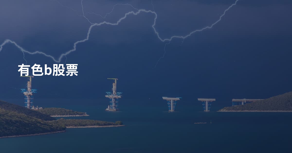 有色b股票