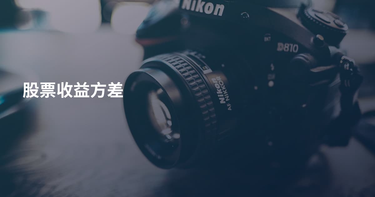 股票收益方差