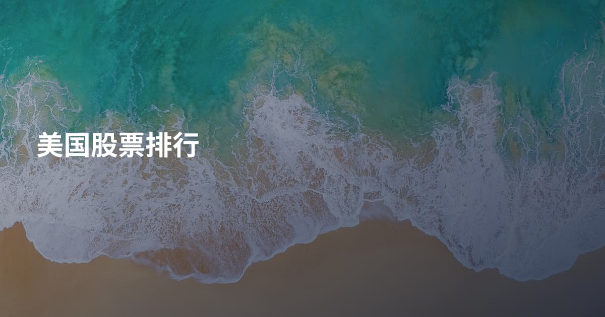 美国股票排行