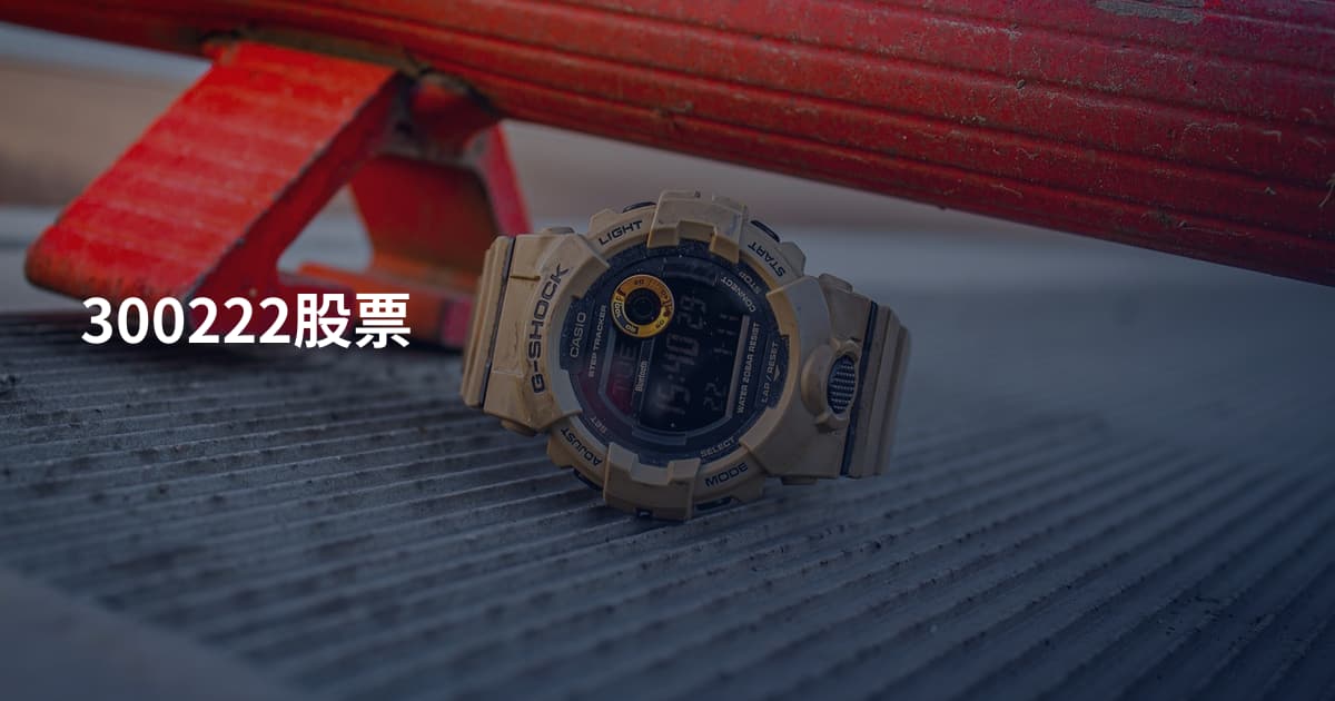 300222股票