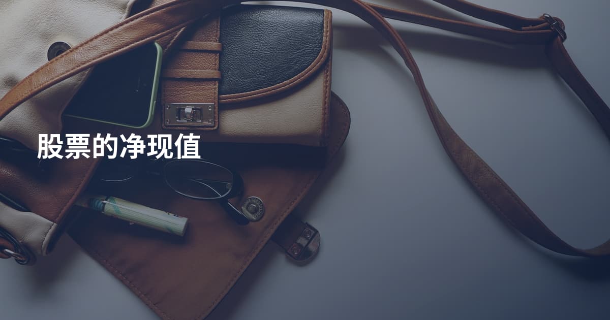 股票的净现值