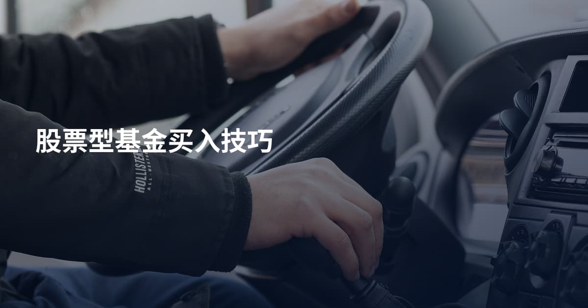 股票型基金买入技巧