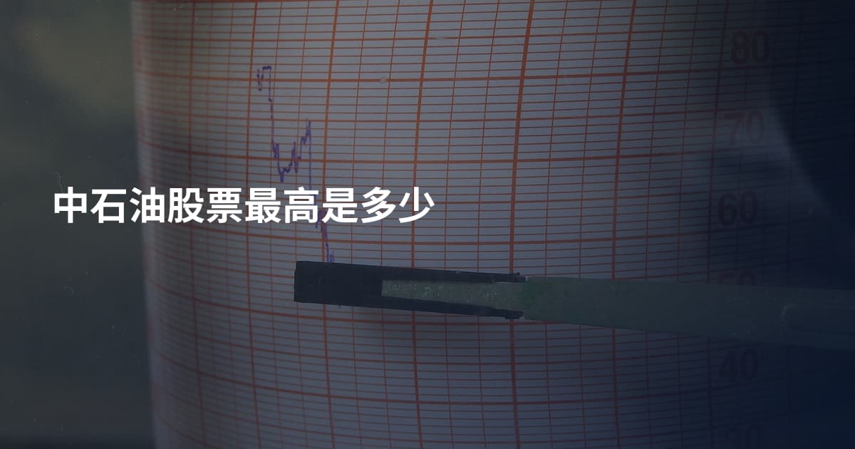 中石油股票最高是多少