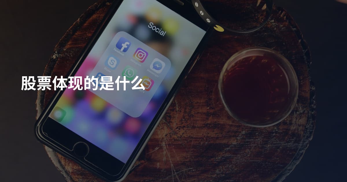 股票体现的是什么