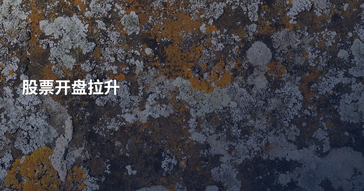 股票开盘拉升
