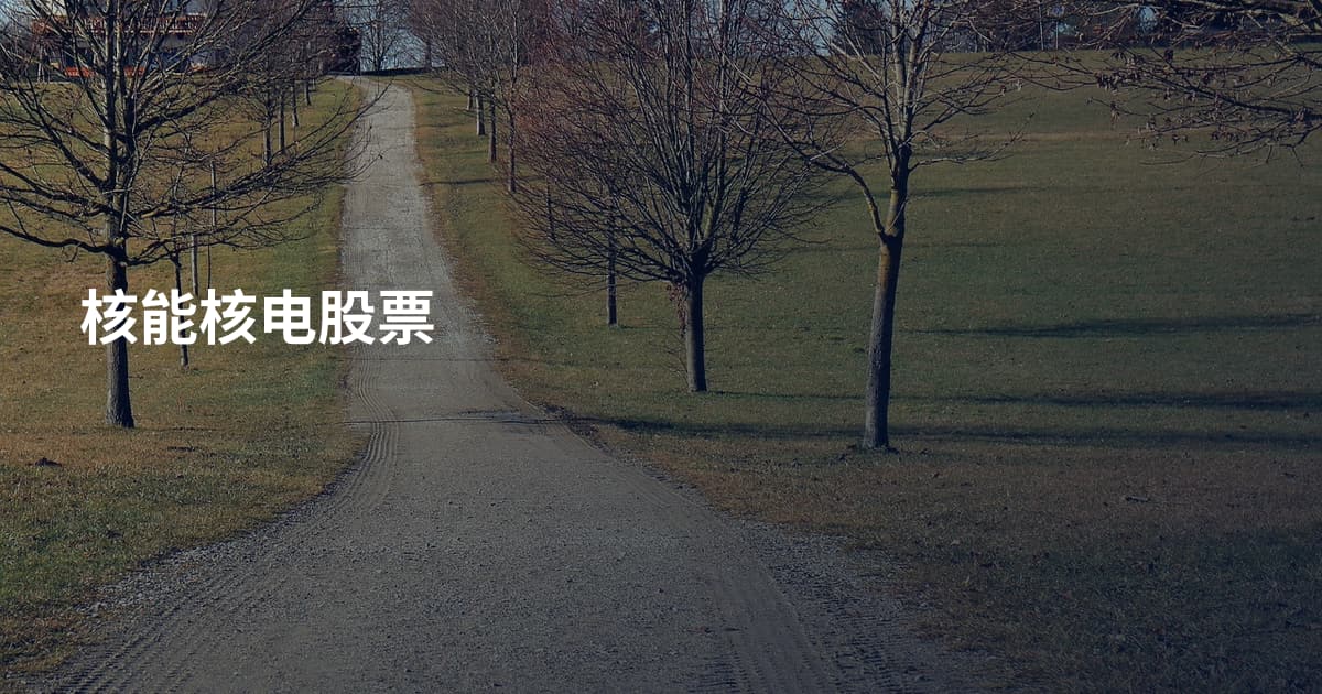 核能核电股票