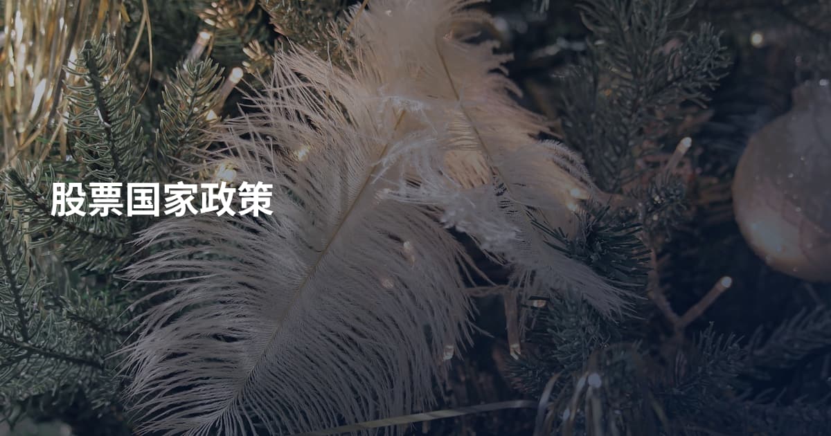 股票国家政策