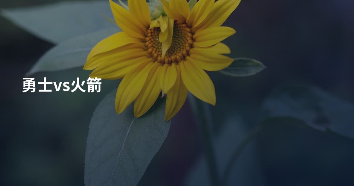 勇士vs火箭
