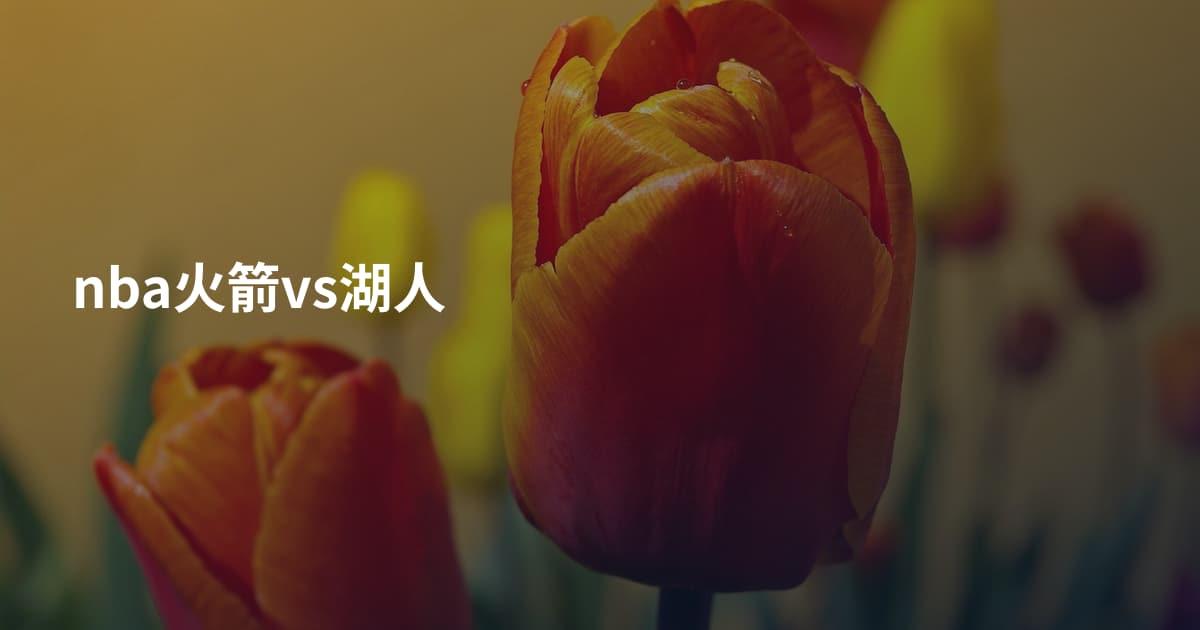 nba火箭vs湖人