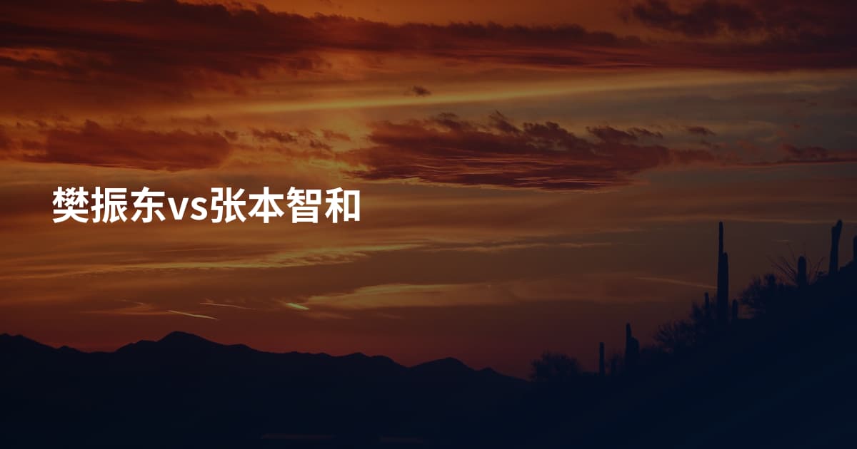 樊振东vs张本智和