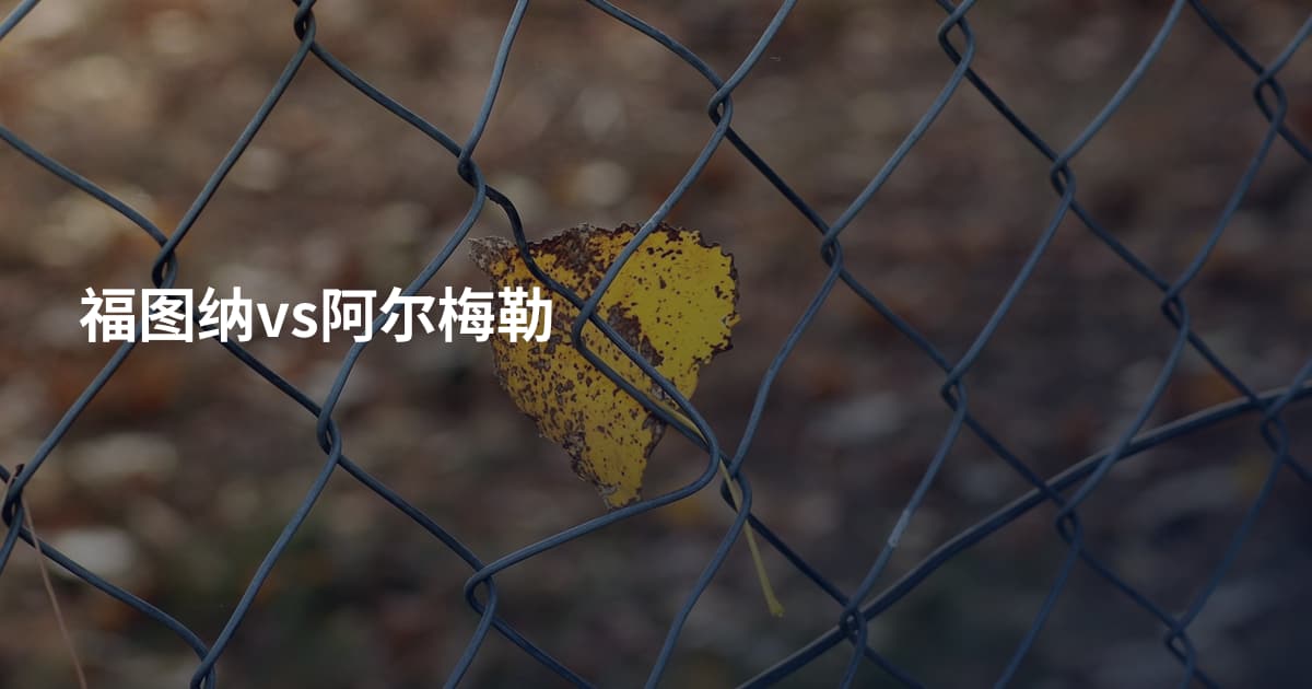 福图纳vs阿尔梅勒