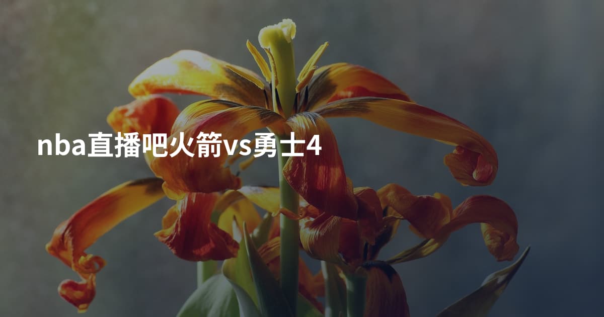 nba直播吧火箭vs勇士4