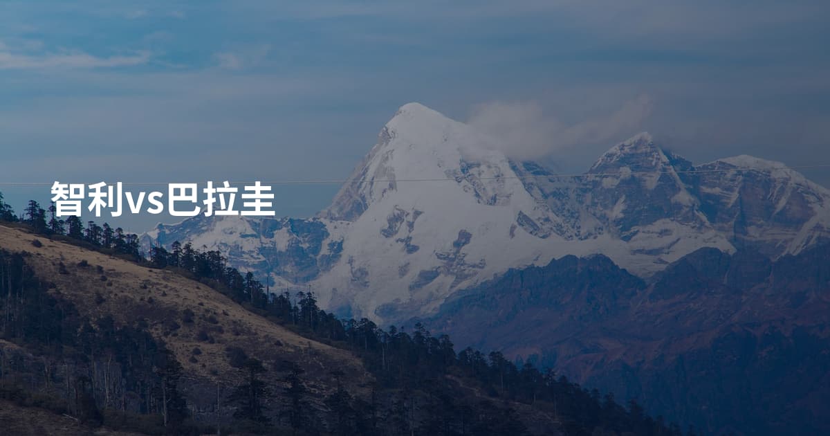智利vs巴拉圭