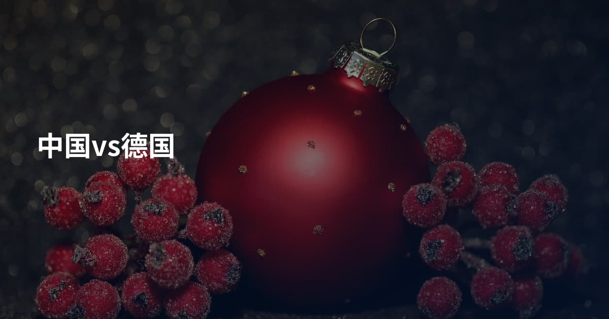 中国vs德国