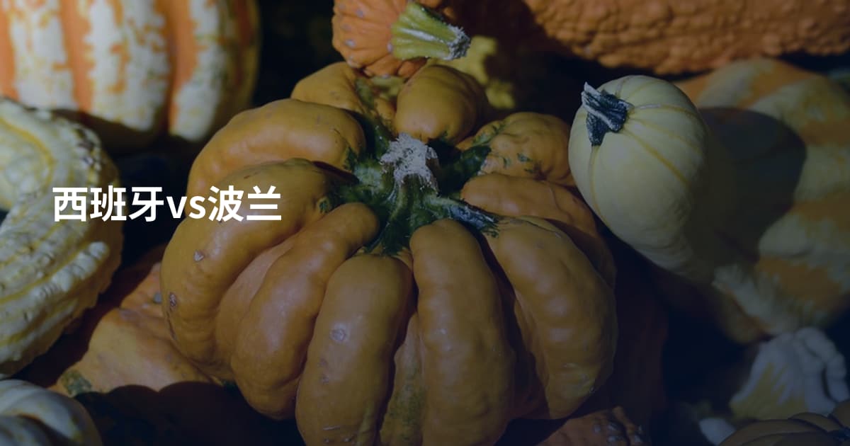 西班牙vs波兰