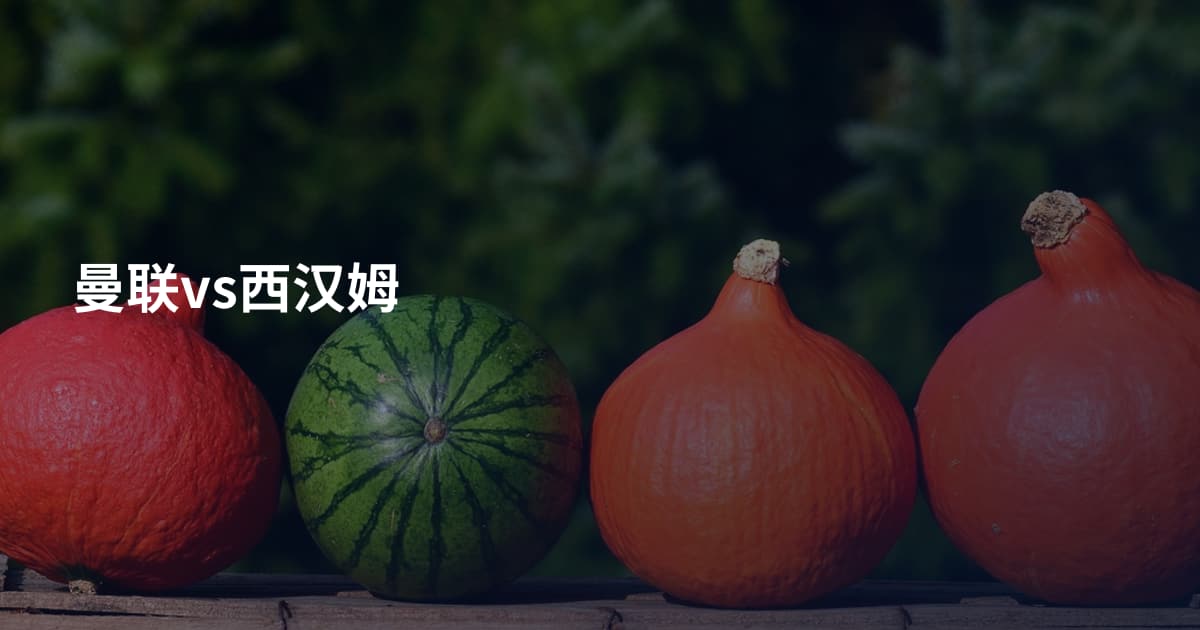 曼联vs西汉姆