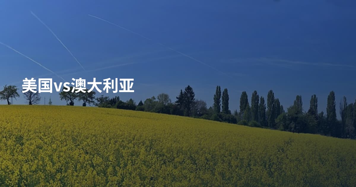 美国vs澳大利亚