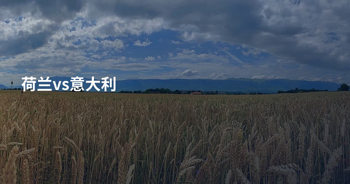 荷兰vs意大利