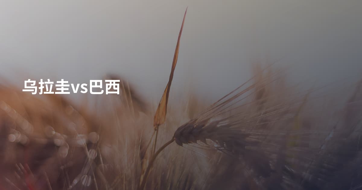 乌拉圭vs巴西