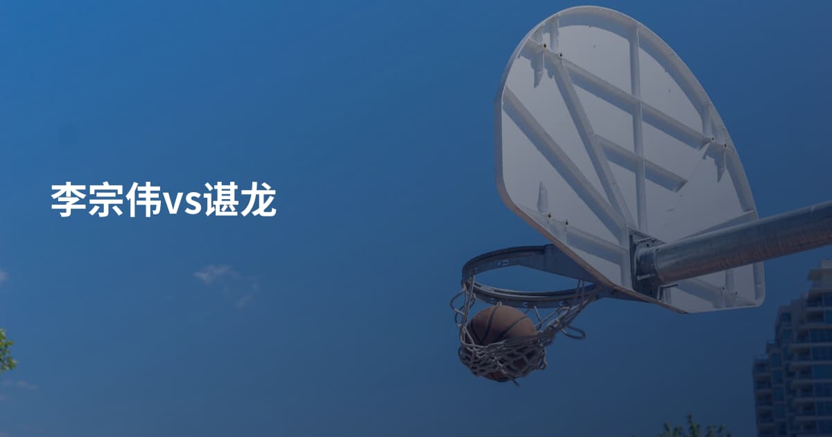李宗伟vs谌龙