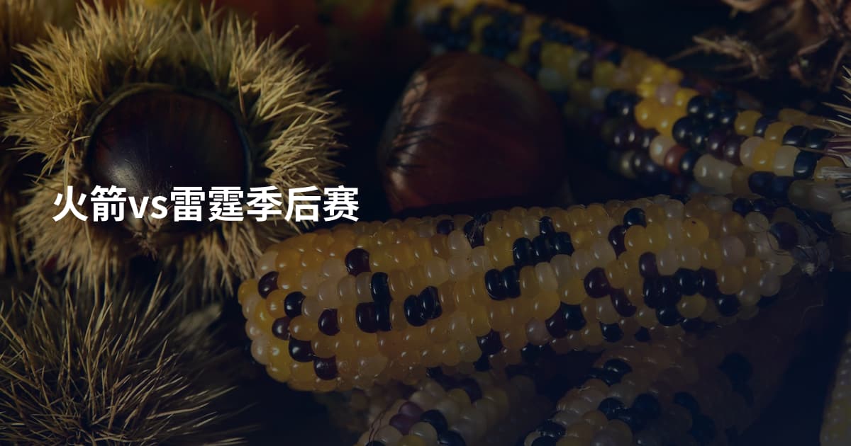 火箭vs雷霆季后赛
