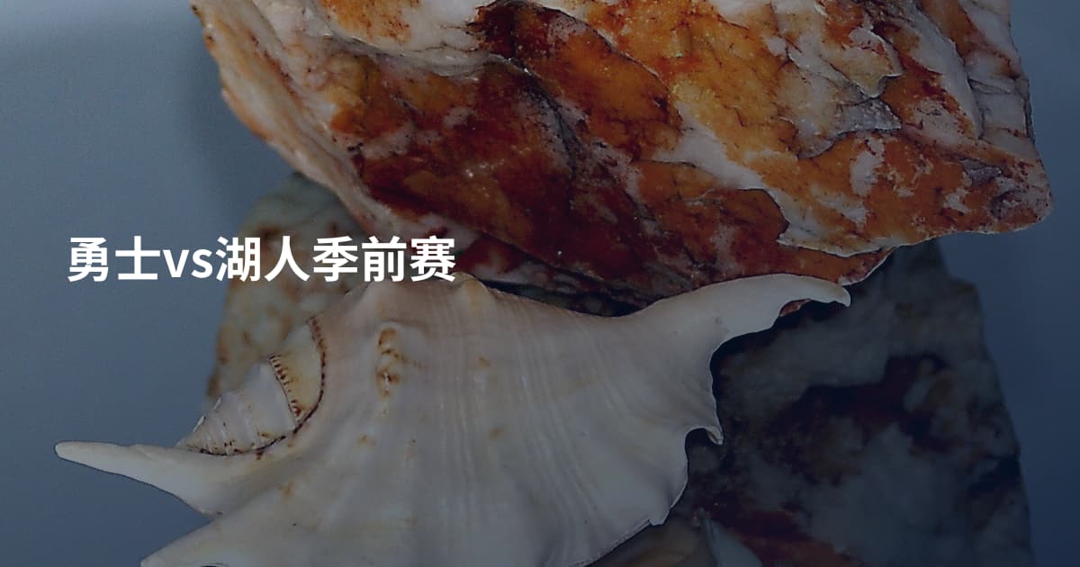 勇士vs湖人季前赛