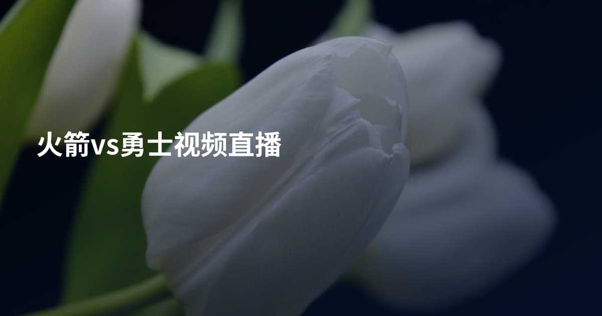火箭vs勇士视频直播
