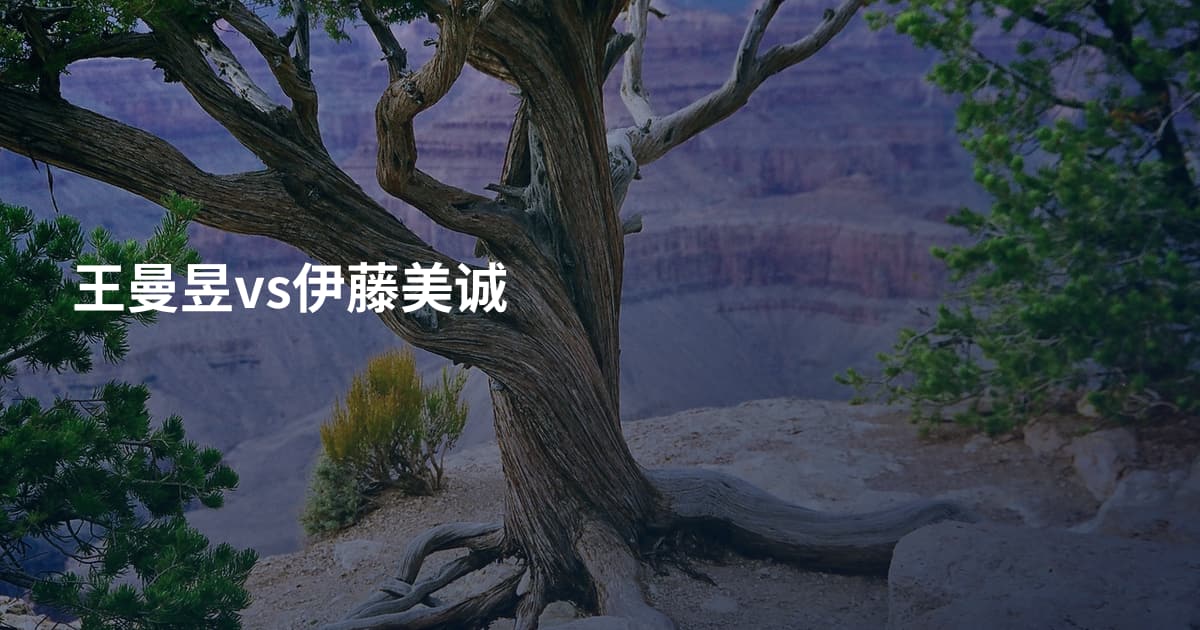 王曼昱vs伊藤美诚
