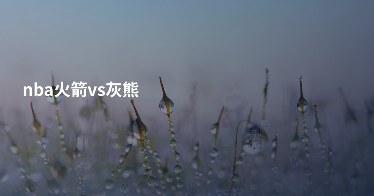 nba火箭vs灰熊