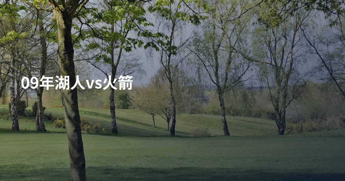 09年湖人vs火箭