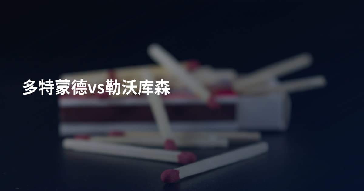 多特蒙德vs勒沃库森